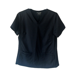 black advantage butter soft scrub top